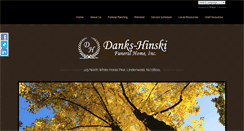 Desktop Screenshot of dankshinskifuneralhome.com